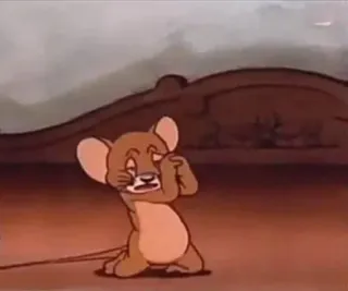 🙏 Jerry Tom and Jerry cartoon, mouse, classic, funny, animation telegram sticker