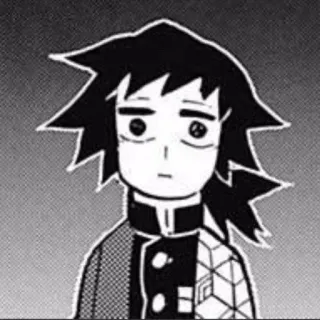 😐 Giyu Tomioka Demon Slayer Anime, Demon Slayer, Manga, Giyu Tomioka, stanco whatsapp sticker