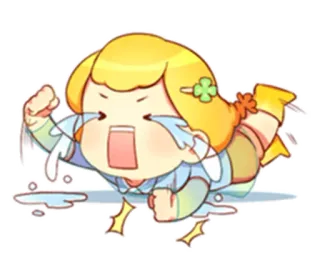 😭 泣く, 悲しい, 漫画, 感情, キャラクター, 動揺, アニメキャラ whatsapp sticker