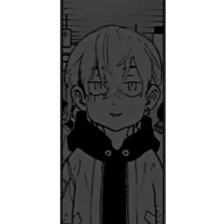 😑 Anime, Cartoni animati, Manga, Personaggio, Illustrazione whatsapp sticker