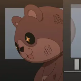 😔 Teddybär, Anime, Plüsch, Süß, Cartoon whatsapp sticker