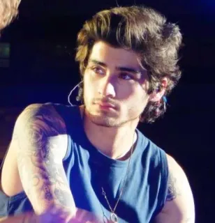 👑 Zayn Malik Zayn Malik, Sänger, Promi, Mann, One Direction, Tattoo telegram sticker