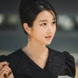 🥳 mujer, retrato, asiática, coreana, peinado, vestido telegram sticker