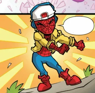 Spiderman Comics @stickersb2b telegram stickers