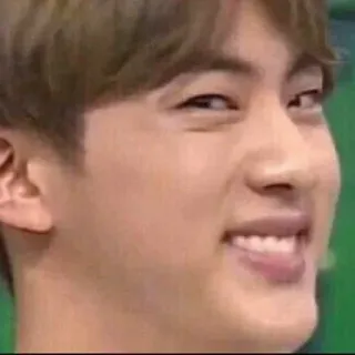 😏 Jin kpop, jin, bts, cara engraçada, meme telegram sticker