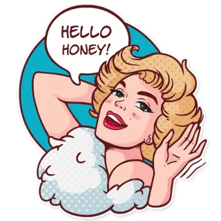 Marilyn whatsapp stickers