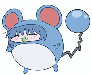 🥰 Marill Pokémon whatsapp sticker