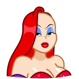 Jessica Rabbit telegram stickers