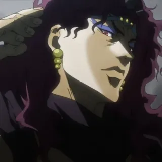 💜 Kars JoJo's Bizarre Adventure Anime, Kars, JoJo's Bizarre Adventure, Charakter telegram sticker