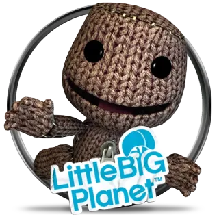 🤚 Sackboy LittleBigPlanet LITTLE BIG PLANET video game, sackboy, platformer, puzzle, crafting, playstation whatsapp sticker