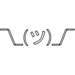 🤷‍♂ (ツ) Alzata di spalle, Emoticon, Faccina testuale, Meme whatsapp sticker