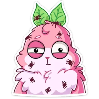 Зайка Пинки от @TgSticker whatsapp stickers
