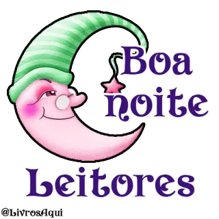 🌚 Boa noite
Leitores buona notte, luna, lettori, sonno, saluto, auguri telegram sticker