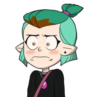 😠 Amity Blight The Owl House cartoon, character, amity blight, the owl house, anime, disney telegram sticker