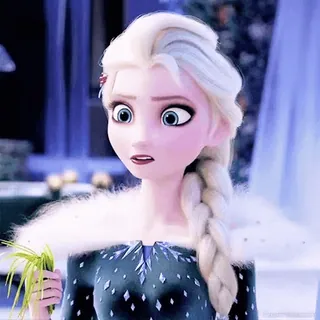 😳 Elsa Frozen Elsa, Frozen, Disney, Cartoon, Prinses, Film telegram sticker