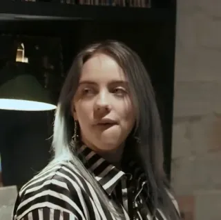 🕸 Billie Eilish cantante, musicista, popstar, celebrità telegram sticker