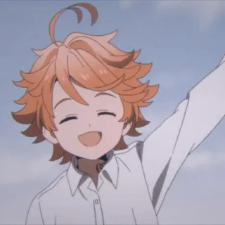 ⛓ Emma The Promised Neverland anime, personaje, emma, the promised neverland telegram sticker