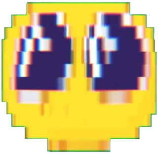 🥺 Emoji, Faccia, Giallo, Occhi, Sticker, Meme whatsapp sticker