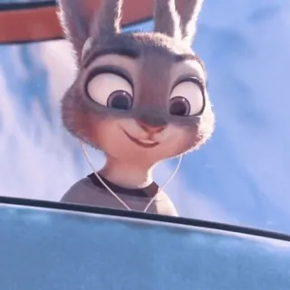 π Judy Hopps Zootopia cartoon, bunny, animal, anthropomorphic, cute, zootopia, judy hopps telegram sticker