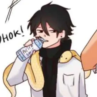 💥 POKOK! Аниме стиль, Рисунок, Азиатский telegram sticker