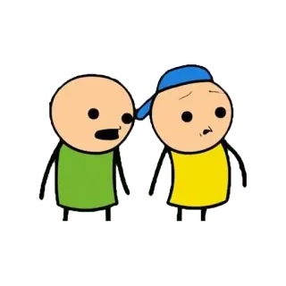 😳 Cyanide and Happiness, Comic, Cartoon, Strichmännchen, Humor, Sarkasmus telegram sticker