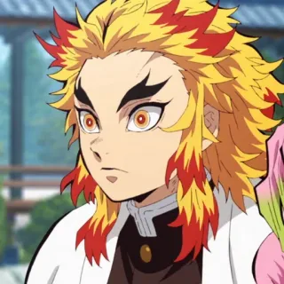 🗡 Kyojuro Rengoku Demon Slayer Anime, Demon Slayer, Rengoku, Feu, Kyojuro whatsapp sticker