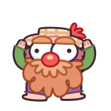👋 Dibujos animados, Waffle, Comida, Lindo, Monstruo telegram sticker