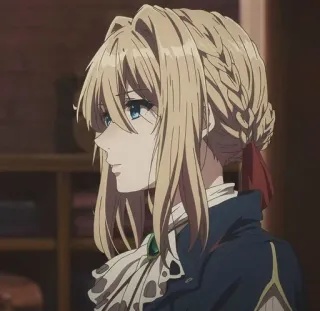 ☺️ Violet Evergarden Anime, Personaggio, Ragazza, Violet Evergarden telegram sticker