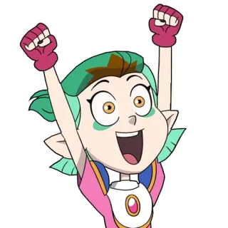 🤩 Amity Blight The Owl House cartoon, animated, character, television, disney, the owl house, amity blight telegram sticker
