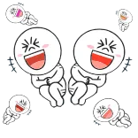 😹 Emoji, Ridere, Stickers, Divertente, Espressione, Emozione whatsapp sticker