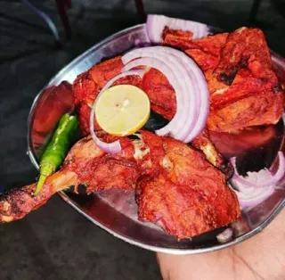 🤩 食べ物, 鶏肉, 料理, インド, 肉, 玉ねぎ, レモン telegram sticker