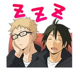 💤 ZZZ 睡眠, アニメ, zzz, 眠い, キャラクター, 漫画 telegram sticker