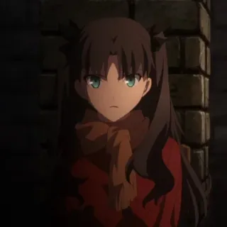 😡 Rin Tohsaka Fate/stay night Anime, Fate, Rin Tohsaka, Maga, Femmina, Tsundere telegram sticker