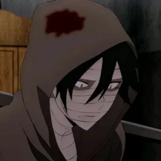 🩸 Zack Foster Angels of Death anime, horror, blood, character, Zack, Angels of Death telegram sticker