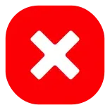 ❌
