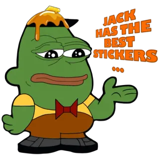 ❌ JACK
HAS THE
BEST
STICKERS
... มีม, กบ, สติกเกอร์, ข้อความ, ตัวละคร telegram sticker