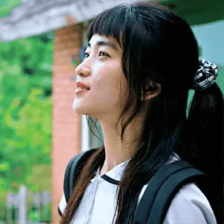 ❤️🔥 femme, fille, portrait, asiatique, coréenne telegram sticker
