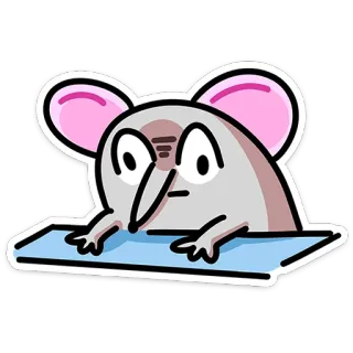 👨‍💻 쥐, 동물, 만화, 스티커 telegram sticker