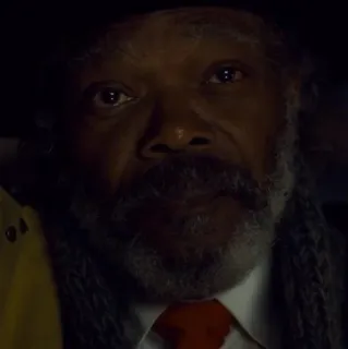 🎗 Samuel L. Jackson aktor, portret, mężczyzna, krawat, celebryta telegram sticker