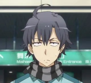 Hachiman by @hikkixtoxic :: @fStikBot telegram stickers