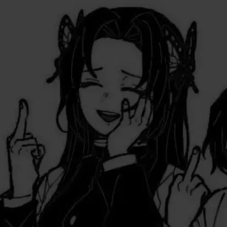 🖕 anime, middle finger, offensive telegram sticker