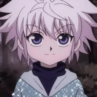 💞 Killua Zoldyck Hunter x Hunter Anime, Killua, Hunter x Hunter, Cartone animato, Carino telegram sticker