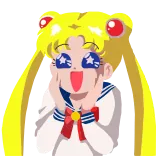 🤩 Sailor Moon anime, cartoon, manga, magical girl, sailor moon whatsapp sticker