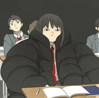 🌟 Étudiant, Salle de classe, Anime, École, Dessin animé whatsapp sticker