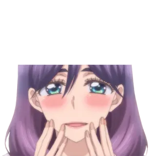 ☺️ anime, girl, manga, cute, character, illustration whatsapp sticker