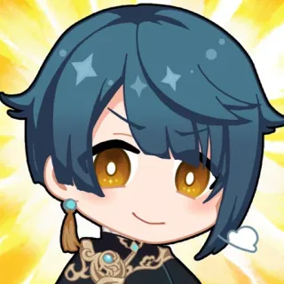 😀 Xingqiu Genshin Impact Anime, Jeu vidéo, Genshin Impact, Xingqiu, Personnage whatsapp sticker