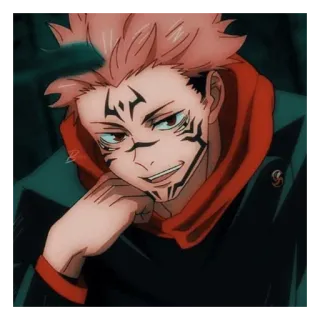 😅 Sukuna Jujutsu Kaisen Anime, Manga, Maldición, Jujutsu Kaisen, Sukuna, Personaje ficticio, Personaje de anime telegram sticker