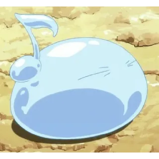 🎶 Rimuru Tempest That Time I Got Reincarnated as a Slime slime, anime, fantasía, monstruo, Rimuru whatsapp sticker