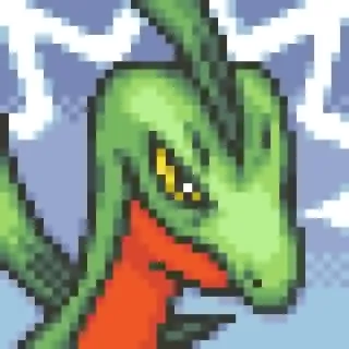 😡 Grovyle Pokemon pokemon, grovyle, videogame, lagarto, monstro telegram sticker