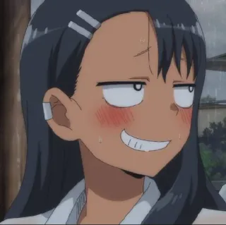 🍬 Nagatoro Don't Toy with Me, Miss Nagatoro Anime, Manga, Nagatoro, Suffisant, Mignon, Fille telegram sticker